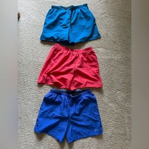 Lot of 3 Asics Running Shorts 5” Inseam Size M
